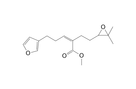 (Z)-methyl 2-(2-(3,3-dimethyloxiran-2-yl)ethyl)-5-(furan-3-yl)pent-2-enoate