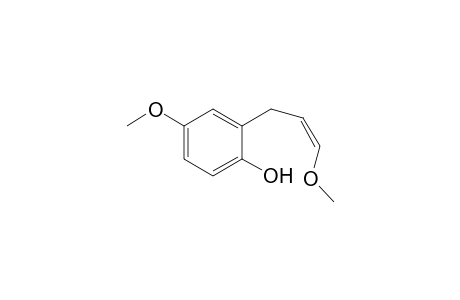 (Z)-2-(3-Methoxy-2-propen-1-yl)-4-methoxyphenol