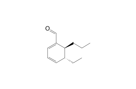 trans-5-Ethyl-6-propylcyclohexa-1,3-dienecarbaldehyde