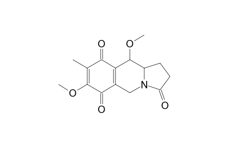 7,10-Dimethoxy-8-methyl-1,2,3,5,10,10a-hexahydrobenz[f]indolizine-3,6,9-trione