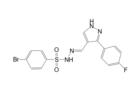 4-bromo-N'-{(E)-[3-(4-fluorophenyl)-1H-pyrazol-4-yl]methylidene}benzenesulfonohydrazide