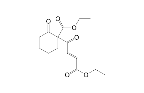 1-[(E)-4-ethoxy-4-keto-but-2-enoyl]-2-keto-cyclohexane-1-carboxylic acid ethyl ester