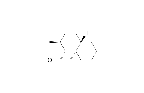 1-Naphthalenecarboxaldehyde, decahydro-2,8a-dimethyl-, (1.alpha.,2.beta.,4a.beta.,8a.alpha.)-(.+-.)-