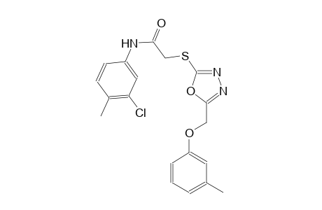 acetamide, N-(3-chloro-4-methylphenyl)-2-[[5-[(3-methylphenoxy)methyl]-1,3,4-oxadiazol-2-yl]thio]-