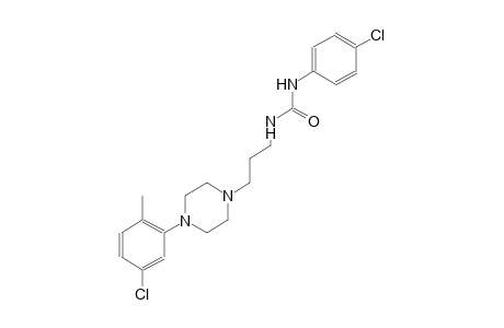 urea, N-[3-[4-(5-chloro-2-methylphenyl)-1-piperazinyl]propyl]-N'-(4-chlorophenyl)-