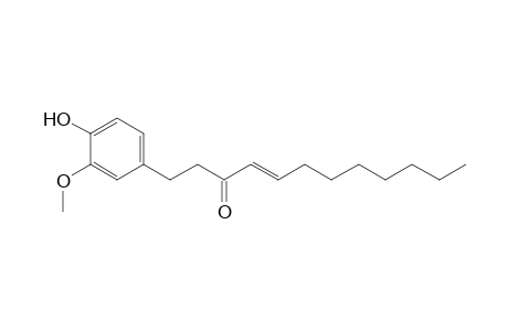 (E)-1-(3-methoxy-4-oxidanyl-phenyl)dodec-4-en-3-one