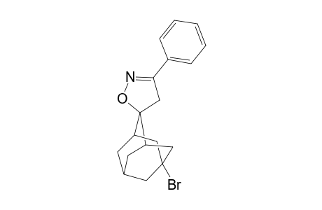 (E)-5-Bromo-3'-phenyl-4'-hydrospiro[adamantane-2:5'-.delta.-(2)-isoxazoline]