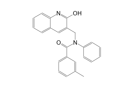 N-[(2-hydroxy-3-quinolinyl)methyl]-3-methyl-N-phenylbenzamide