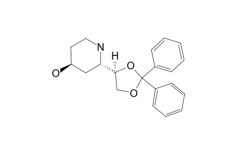 (+/-)-(2RS,4RS)-2-[(4SR)-2,2-DIPHENYL-1,3-DIOXOLAN-4-YL]-PIPERIDIN-4-OL