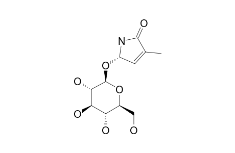 JATROPHAM-5-O-BETA-D-GLUCOPYRANOSIDE;3-METHYL-3-PYRROLIN-2-ONE-5-O-BETA-D-GLUCOPYRANOSIDE