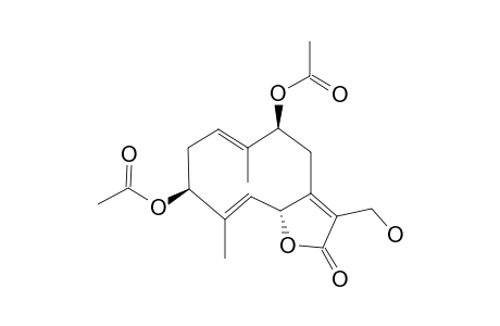 3,9-DIACETOXY-13-HYDROXY-1(10),4,7(11)-GERMACRA-TRIEN-12,6-OLIDE