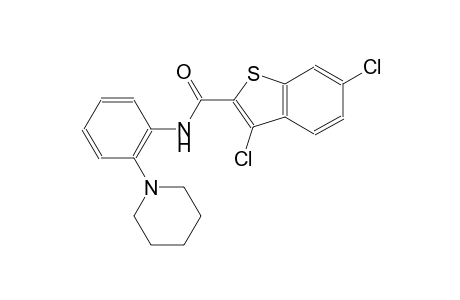3,6-dichloro-N-[2-(1-piperidinyl)phenyl]-1-benzothiophene-2-carboxamide