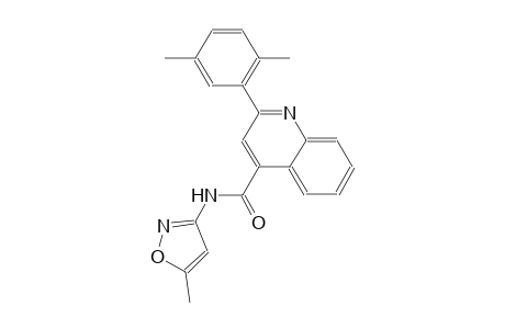 2-(2,5-dimethylphenyl)-N-(5-methyl-3-isoxazolyl)-4-quinolinecarboxamide