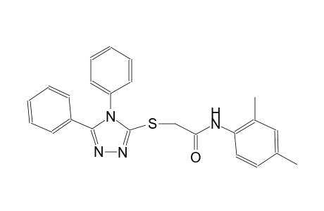 N-(2,4-dimethylphenyl)-2-[(4,5-diphenyl-4H-1,2,4-triazol-3-yl)sulfanyl]acetamide