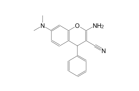 4H-1-benzopyran-3-carbonitrile, 2-amino-7-(dimethylamino)-4-phenyl-