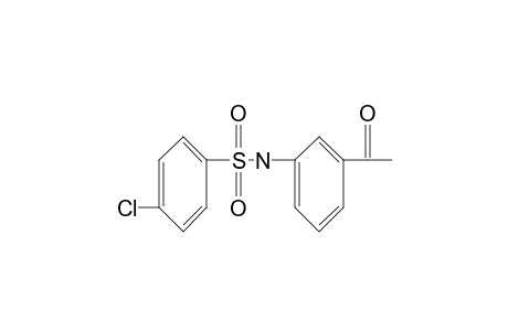 3'-ACETYL-4-CHLOROBENZENESULFONANILIDE