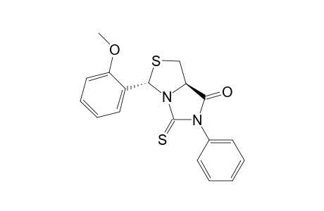 (3S,7aR)-3-(2-Methoxyphenyl)-6-phenyl-5-thioxotetrahydroimidazo[1,5-c]thiazol-7-one
