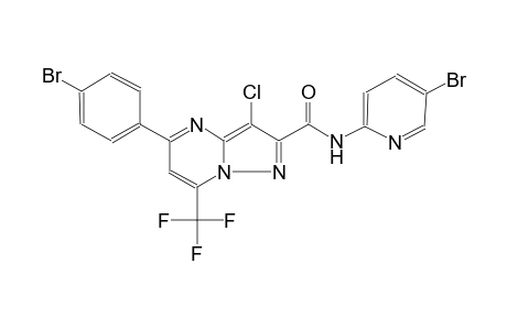 5-(4-bromophenyl)-N-(5-bromo-2-pyridinyl)-3-chloro-7-(trifluoromethyl)pyrazolo[1,5-a]pyrimidine-2-carboxamide
