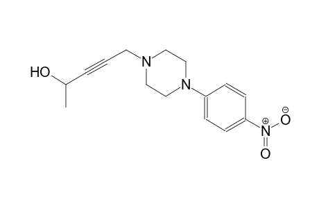 5-[4-(4-nitrophenyl)-1-piperazinyl]-3-pentyn-2-ol