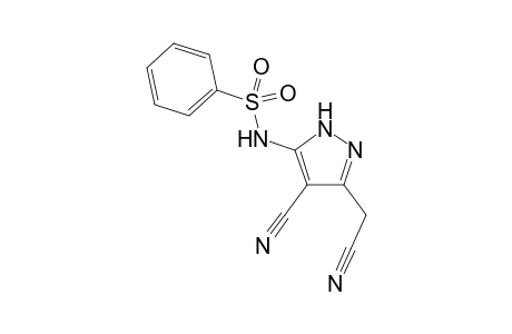 N-(4-Cyano-3-(cyanomethyl)-1H-pyrazol-5-yl)benzenesulfonamide