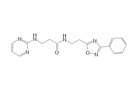 propanamide, N-[2-(3-phenyl-1,2,4-oxadiazol-5-yl)ethyl]-3-(2-pyrimidinylamino)-