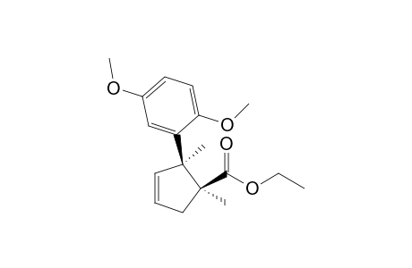 cis-Ethyl 2-(2,5-Dimethoxyphenyl)-1,2-dimethylcyclopent-3-ene carboxylate