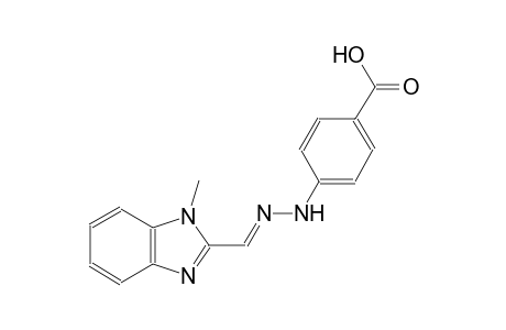 4-{(2E)-2-[(1-methyl-1H-benzimidazol-2-yl)methylene]hydrazino}benzoic acid