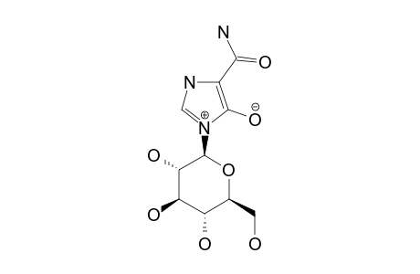 4-CARBAMOYL-1-(BETA-D-GLUCOPYRANOSYL)-IMIDAZOLIUM-5-OLATE