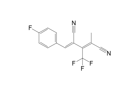 (Z,4Z)-4-(4-fluorobenzylidene)-2-methyl-3-(trifluoromethyl)pent-2-enedinitrile