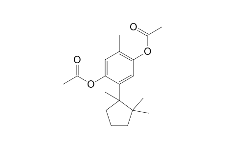 4-Acetyloxy-5-methyl-2-(1,2,2-trimethylcyclopentyl)phenyl acetate