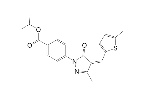 benzoic acid, 4-[(4Z)-4,5-dihydro-3-methyl-4-[(5-methyl-2-thienyl)methylene]-5-oxo-1H-pyrazol-1-yl]-, 1-methylethyl ester