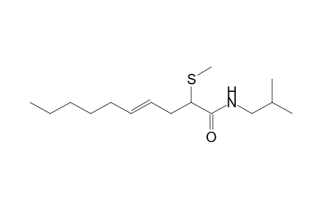 (E)-N-(2-methylpropyl)-2-(methylthio)-4-decenamide