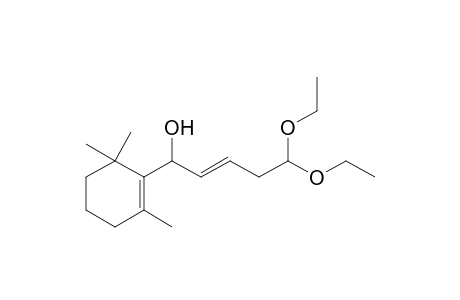 (E)-5,5-Diethoxy-1-(2',6',6'-trimethylcyclohex-1'-enyl)pent-2-en-1-ol