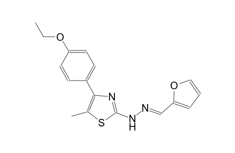 2-furaldehyde [4-(4-ethoxyphenyl)-5-methyl-1,3-thiazol-2-yl]hydrazone