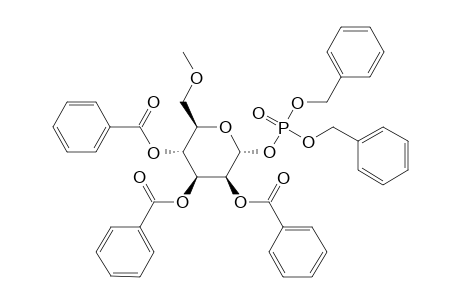 DIBENZYL-2,3,4-TRI-O-BENZOYL-6-O-METHYL-ALPHA-D-MANNOPYRANOSYL-PHOSPHATE