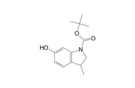 1H-Indole-1-carboxylic acid, 2,3-dihydro-6-hydroxy-3-methyl-, 1,1-dimethylethyl ester, (.+-.)-