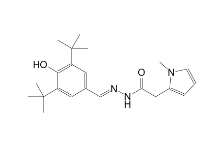 1H-pyrrole-2-acetic acid, 1-methyl-, 2-[(E)-[3,5-bis(1,1-dimethylethyl)-4-hydroxyphenyl]methylidene]hydrazide