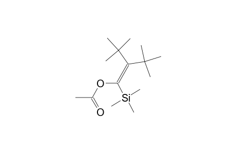 1-Buten-1-ol, 2-(1,1-dimethylethyl)-3,3-dimethyl-1-(trimethylsilyl)-, acetate