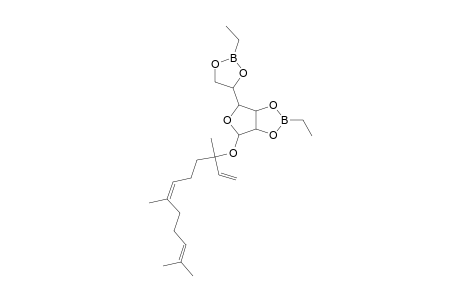 beta-D-MANNOFURANOSIDE, 2,3:5,6-DI-ETHYLBORANDIYL-cis-NEROLIDOL