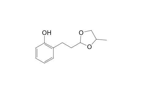2-[2'-(4"-methyl-1",3"-dioxolan-2"-yl)ethyl]phenol