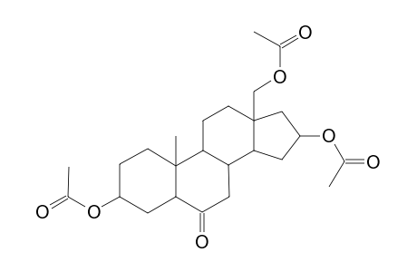 5.ALPHA.-ANDROSTANE-3.BETA.,16.BETA.,18-TRIOL-6-ONE(3.BETA.,16.BETA.,18-TRI-ACETATE)