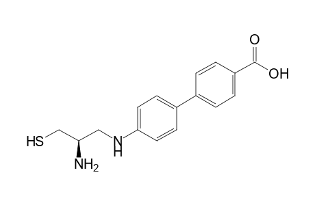 4-[4-[[(2R)-2-amino-3-mercapto-propyl]amino]phenyl]benzoic acid