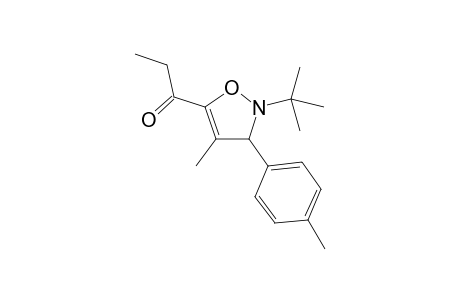 1-(2-tert-Butyl-4-methyl-3-p-tolyl-2,3-dihydro-isoxazol-5-yl)-propan-1-one