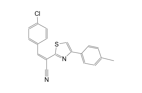 2-thiazoleacetonitrile, alpha-[(4-chlorophenyl)methylene]-4-(4-methylphenyl)-