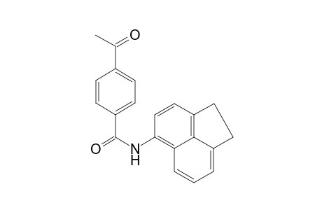 4-Acetyl-N-(1,2-dihydro-5-acenaphthylenyl)benzamide