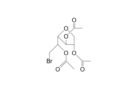 Tri-O-acetyl-6-bromo-6-deoxy-1,4-anhydro-D,L-galactitol