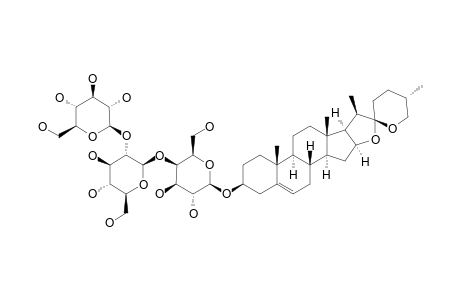 NEOSIBIRICOSIDE_D;(25-R)-SPIROST-5-EN-3-BETA-OL_3-O-BETA-D-GLUCOPYRANOSYL-(1->2)-BETA-D-GLUCOPYRANOSYL-(1->4)-BETA-D-GALACTOPYRANOSIDE