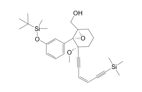 (1S,5R,5aS)-5a-[3-(tert-Butyldimethylsilyloxy)phenyl]-5-methoxy-5-[(Z)-6-trimethylsilyl-3-hexene-1,5-diynyl]-perhydrobenzo[b]oxiren-1-ylmethanol