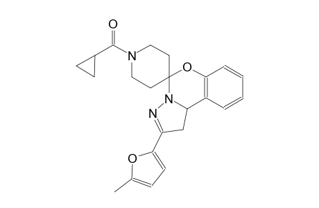 cyclopropyl(2-(5-methylfuran-2-yl)-1,10b-dihydrospiro[benzo[e]pyrazolo[1,5-c][1,3]oxazine-5,4'-piperidin]-1'-yl)methanone