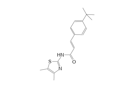 (2E)-3-(4-tert-butylphenyl)-N-(4,5-dimethyl-1,3-thiazol-2-yl)-2-propenamide